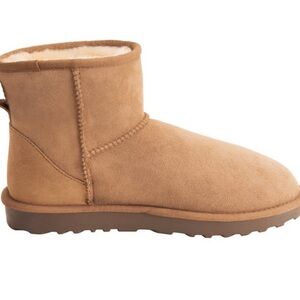Kirkland Signature Women's Shearling Boot, Tan ( chestnut)